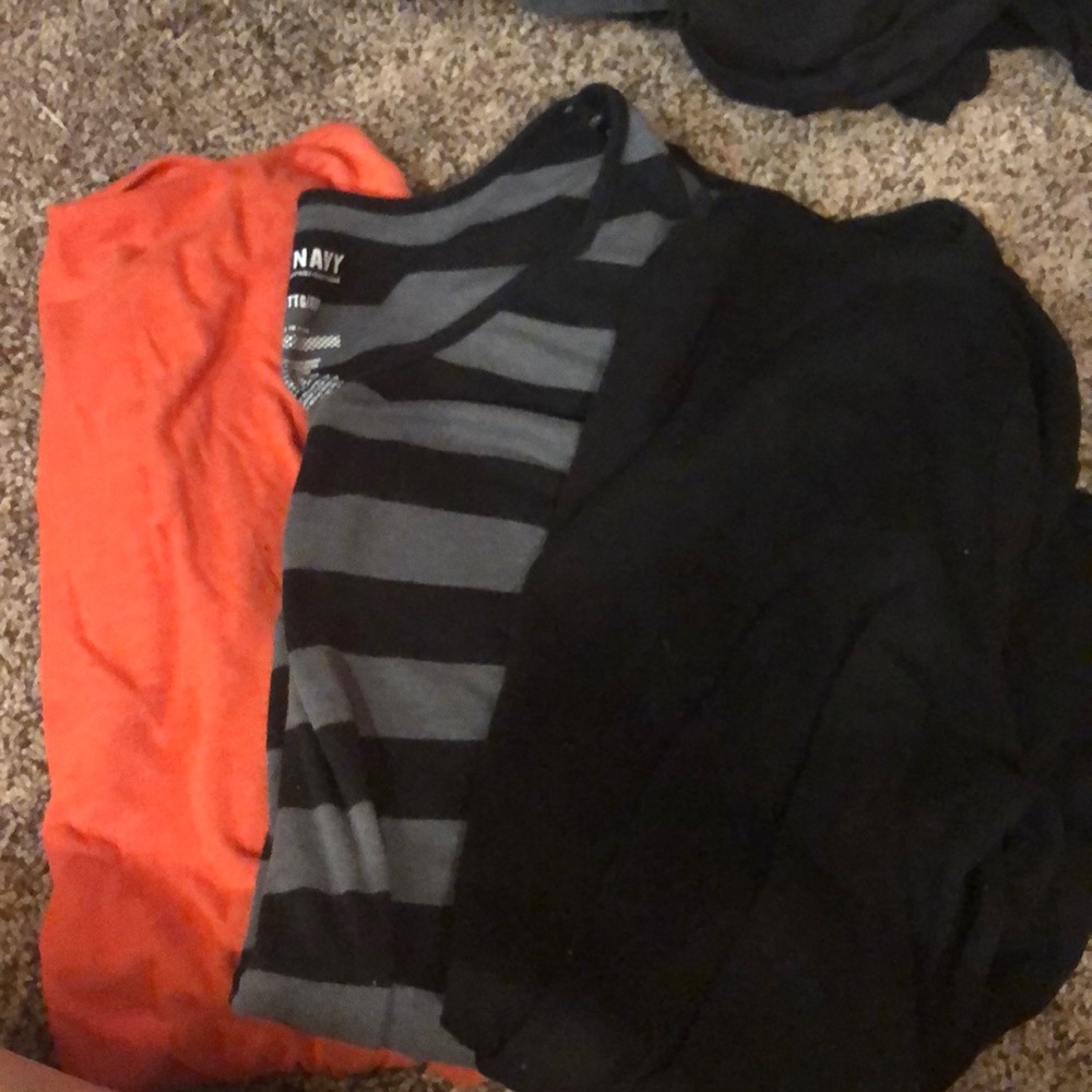 Maternity. Long sleeve thinner old navy tops.